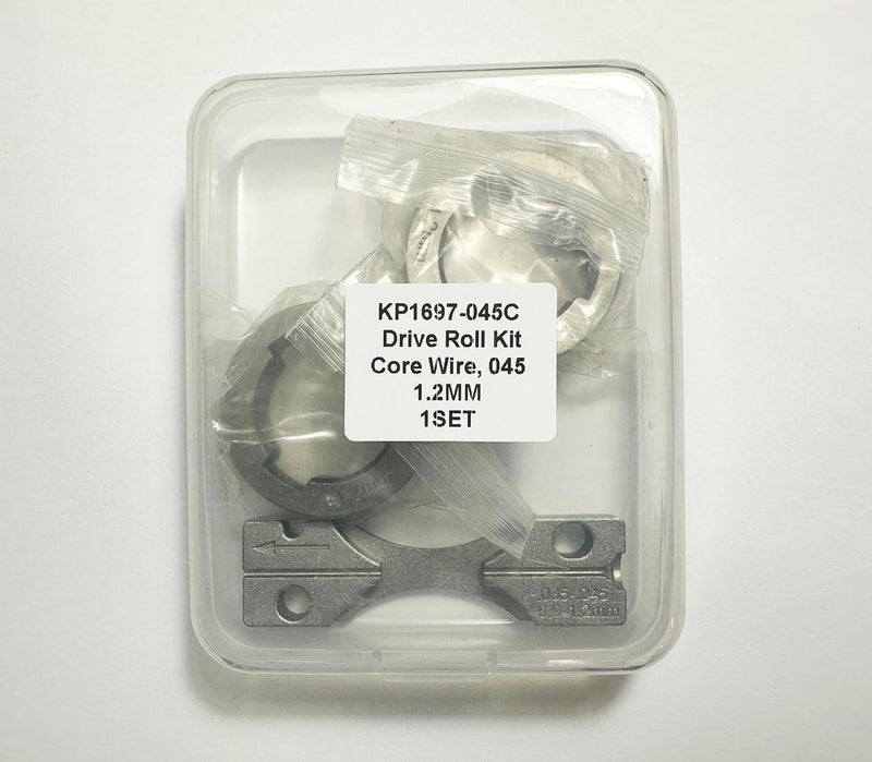 USWELDWIRE Drive Roll Kit Replacement .045" Flux Cored For Lincoln Power MIG 216, 255XT, 350MP, LN-15, Power feed 25M, LF-72, LN-25 PRO, LN-25 PRO Dual Power. (VK-Groove .045, KP1696-045C) - Image 4